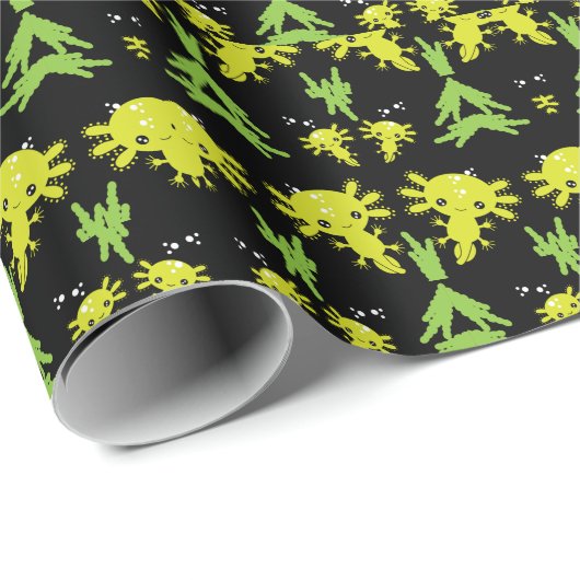 Exotic Axototl Salamander Cadeaupapier (Rol Hoek)