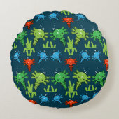 Exotic Axototl Salamander Pillowcase Rond Kussen (Voorkant)