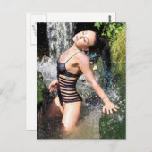 Exotic Beaty-foto Briefkaart (Voorkant / Achterkant)