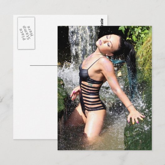 Exotic Beaty-foto Briefkaart (Voorkant / Achterkant)