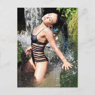 Exotic Beaty-foto Briefkaart