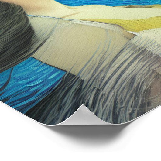 Exotic Beauty Portret Art - Anime Digital Art Poster (Hoek)