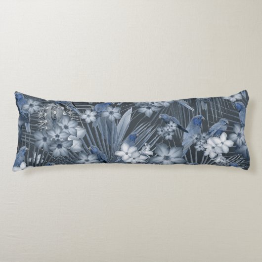 Exotic Bird Paradise 3 #art #tropisch Lichaamskussen (Voorkant)