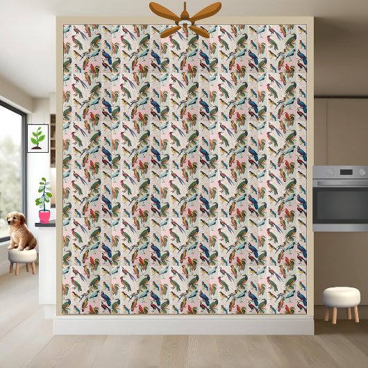 Exotic Birds Chinoiserie Pattern Tegel Tegeltje