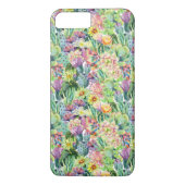 Exotic Blooming Waterverf Cacti Pattern Case-Mate iPhone Case (Achterkant)