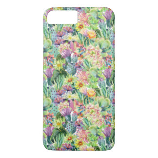 Exotic Blooming Waterverf Cacti Pattern Case-Mate iPhone Case