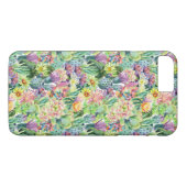 Exotic Blooming Waterverf Cacti Pattern Case-Mate iPhone Case (Achterkant (Horizontaal))