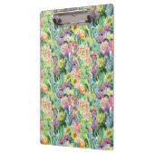 Exotic Blooming Waterverf Cacti Pattern Klembord (Links)