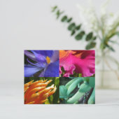 Exotic Blooms Briefkaart (Staand voorkant)