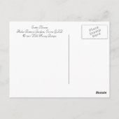 Exotic Blooms Postcard Briefkaart (Achterkant)