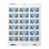 Exotic Blue Dream Catcher briefpapier Etiket (Full Sheet)