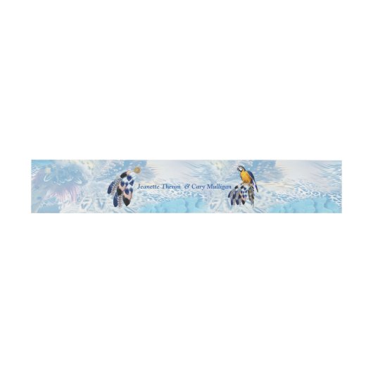 Exotic Blue Dream Catcher briefpapier Uitnodigingen Wikkel (Vlak)