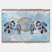 Exotic Blue Dream Catcher Home Decor Deken (Voorkant)