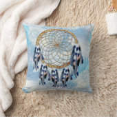 Exotic Blue Dream Catcher Home Decor Kussen (Deken)