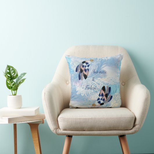 Exotic Blue Dream Catcher Home Decor Kussen (Stoel)