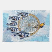 Exotic Blue Dream Catcher Home Decor Theedoek (Horizontaal)