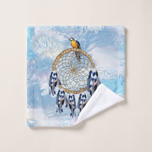 Exotic Blue Dream Catcher Home Decor Washandje (Wasdoekje)