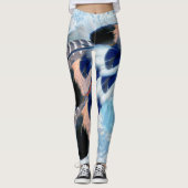 Exotic Blue Dream Catcher Leggings (Voorkant)