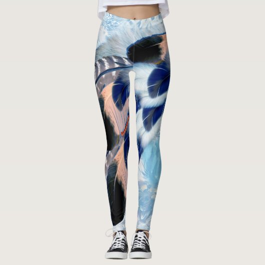 Exotic Blue Dream Catcher Leggings (Voorkant)