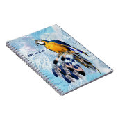 Exotic Blue Dream Catcher Notitieboek (Rechterzijde)