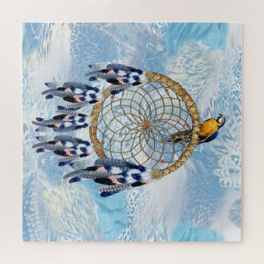 Exotic Blue Dream Catcher Speelgoed Legpuzzel (Horizontaal)