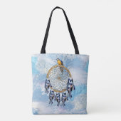 Exotic Blue Dream Catcher Tote Bag (Achterkant)
