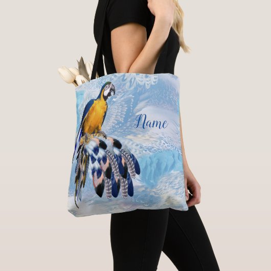 Exotic Blue Dream Catcher Tote Bag (Dichtbij)