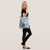Exotic Blue Dream Catcher Tote Bag (Op model)
