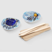 Exotic Blue Dream Catcher Wedding Handwaaier (Niet-gemonteerd)
