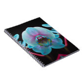 Exotic Blue Orchid Reflection Notitieboek (Rechterzijde)