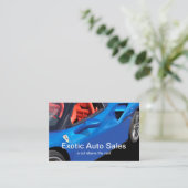 Exotic Car Dealer Sportauto Visitekaartje (Staand voorkant)