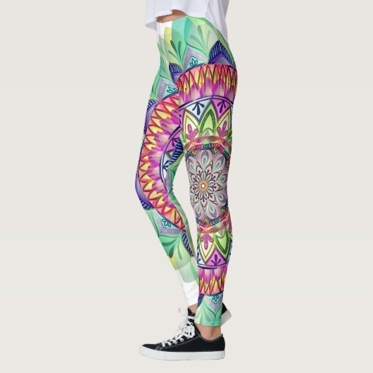 Exotic Colorful mandala Leggings (Links)