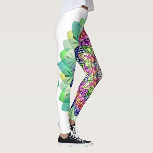 Exotic Colorful mandala Leggings (Rechts)
