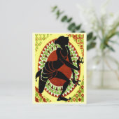 Exotic Dancer Briefkaart (Staand voorkant)