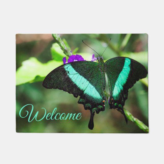 Exotic Emerald Swallowtail Deurmat (Voorkant)