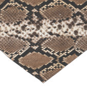 Exotic Faux Snakeskin-fotografisch patroon Korte Tafelloper (Hoek)