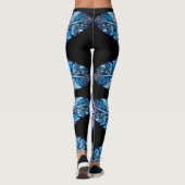 Exotic Feather Black Leggings - Kies kleur (Achterkant)