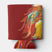 Exotic Feathers Red Blikjeskoeler (Achterkant)