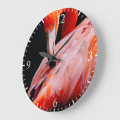 Exotic Flamingo Portrait Grote Klok (Hoek)