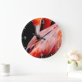 Exotic Flamingo Portrait Grote Klok (Huis)