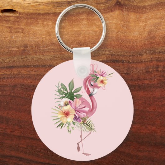 Exotic Flamingo Sleutelhanger (Voorkant)