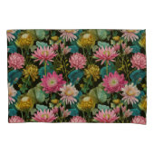 Exotic Floral Pattern BOHO Chic Tropical Foliage Kussensloop (Voorkant)