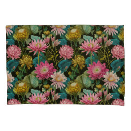 Exotic Floral Pattern BOHO Chic Tropical Foliage  Kussensloop