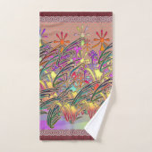 Exotic Flower Garden Gift Bad Handdoek (Handdoek)