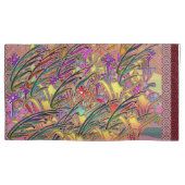 Exotic Flower Garden Pair King Kussensloop (Voorkant-Links)