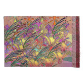 Exotic Flower Garden Pair Standaard Kussensloop (Voorkant-Links)