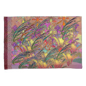 Exotic Flower Garden Pair Standaard Kussensloop (Voorkant-Rechts)