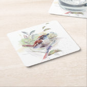 Exotic Flower  Kartonnen Onderzetters (Schuin)