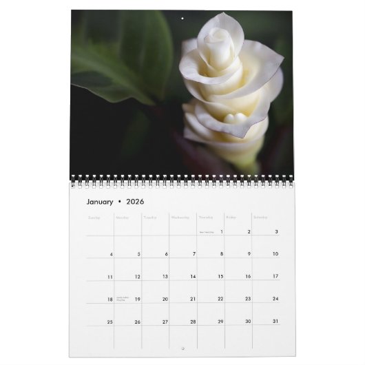 Exotic Flowers Calendar Kalender (Jan 2026)