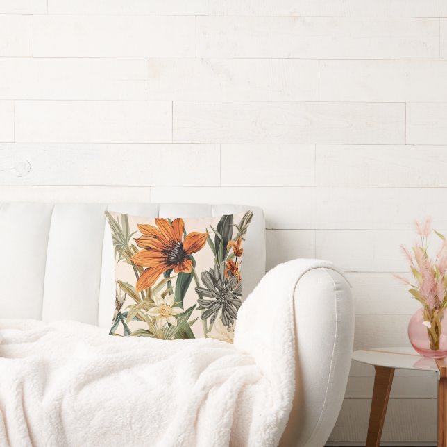 Exotic Flowers for Seasonal Home Decor Kussen (Bank)